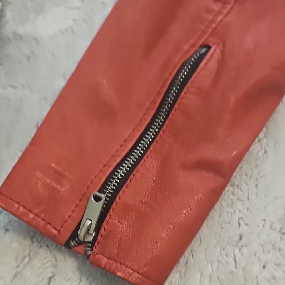 Red Leather Jacket - Picture 7 of 16